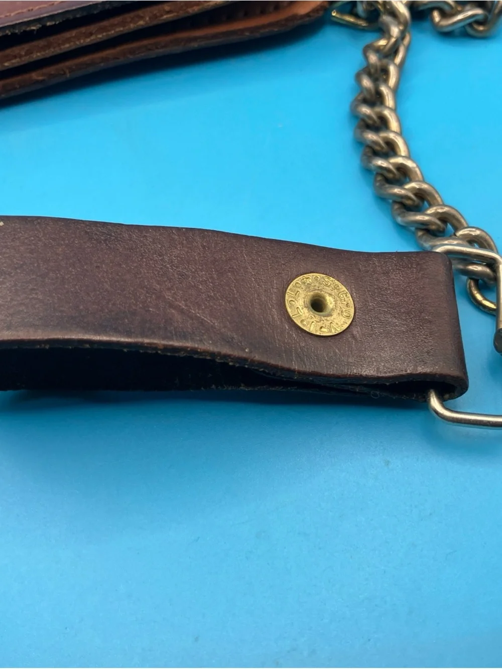 the right to keep and bear arms Leather wallet With Chains